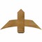 Ekena Millwork Bellingham Rough Sawn Timber Gable Bracket, Western Red Cedar, 36"W x 18"H x 6"D x 6"F, 12/12 Pitch GBW036X18X0606BEL00RWR - alternate 1